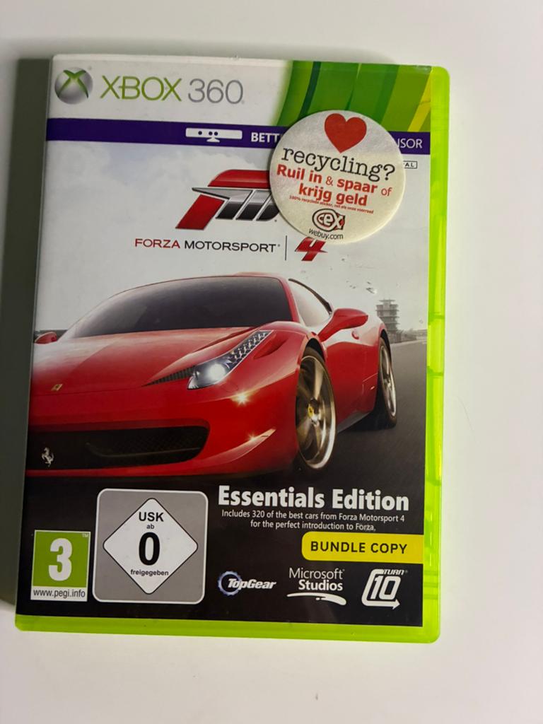 Forza Motorsport 4 Essentials Edition Xbox 360, Spelcomputers en Games, Games | Xbox 360, Online, Gebruikt, 1 speler, Racen en Vliegen