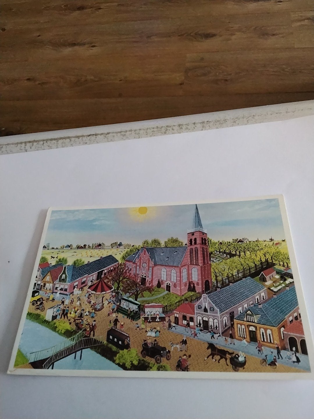 Ansichtkaart Pinksterkermis Nieuwe Niedorp - Jannie Kuiper, Ophalen of Verzenden, 1980 tot heden, Gelopen