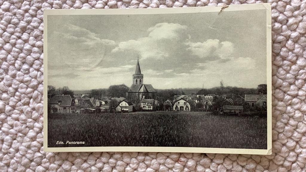 Ansichtkaart Ede Panorama 1933. 935, Ophalen of Verzenden, 1920 tot 1940, Gelopen, Gelderland