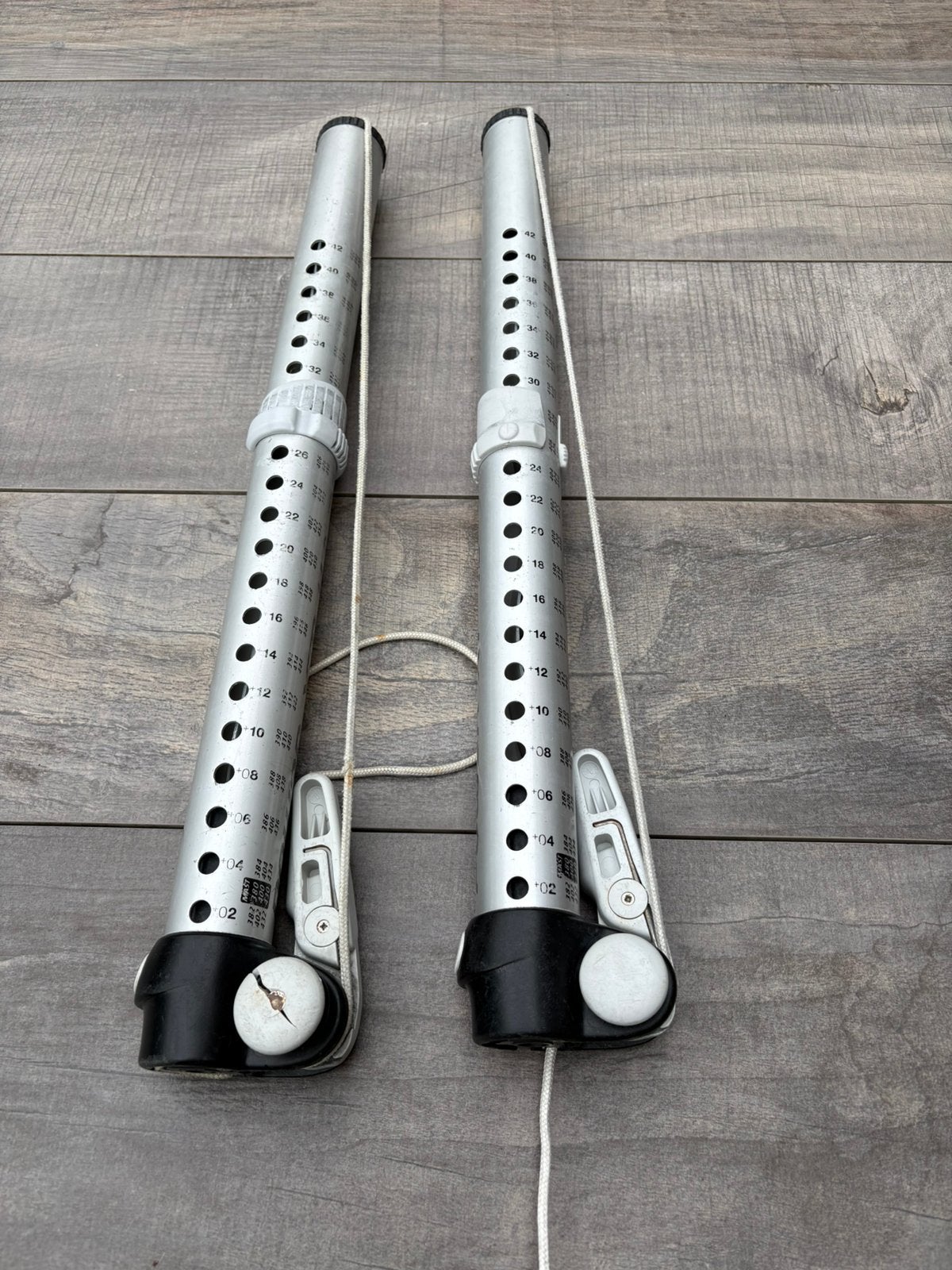 2x North PowerXT/XTR, 1 goed, 1 voor onderdelen, Ophalen of Verzenden, Gebruikt, North Sails, Overige typen