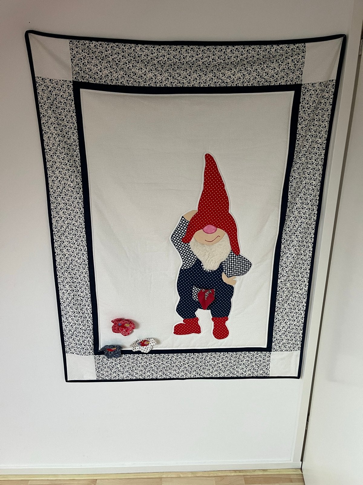Handgemaakte Quilt met Kabouter Design, Ophalen, Zo goed als nieuw