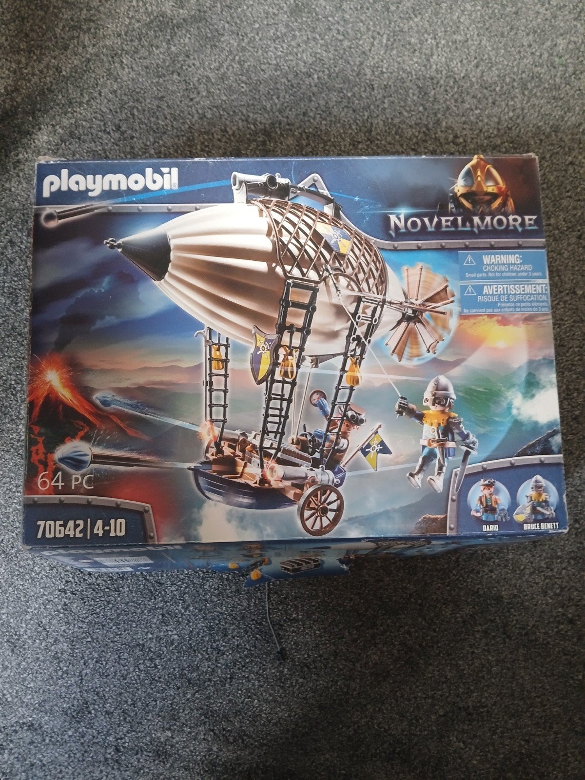 Playmobil Novelmore Luchtschip met Ballista en Figuren, Ophalen of Verzenden