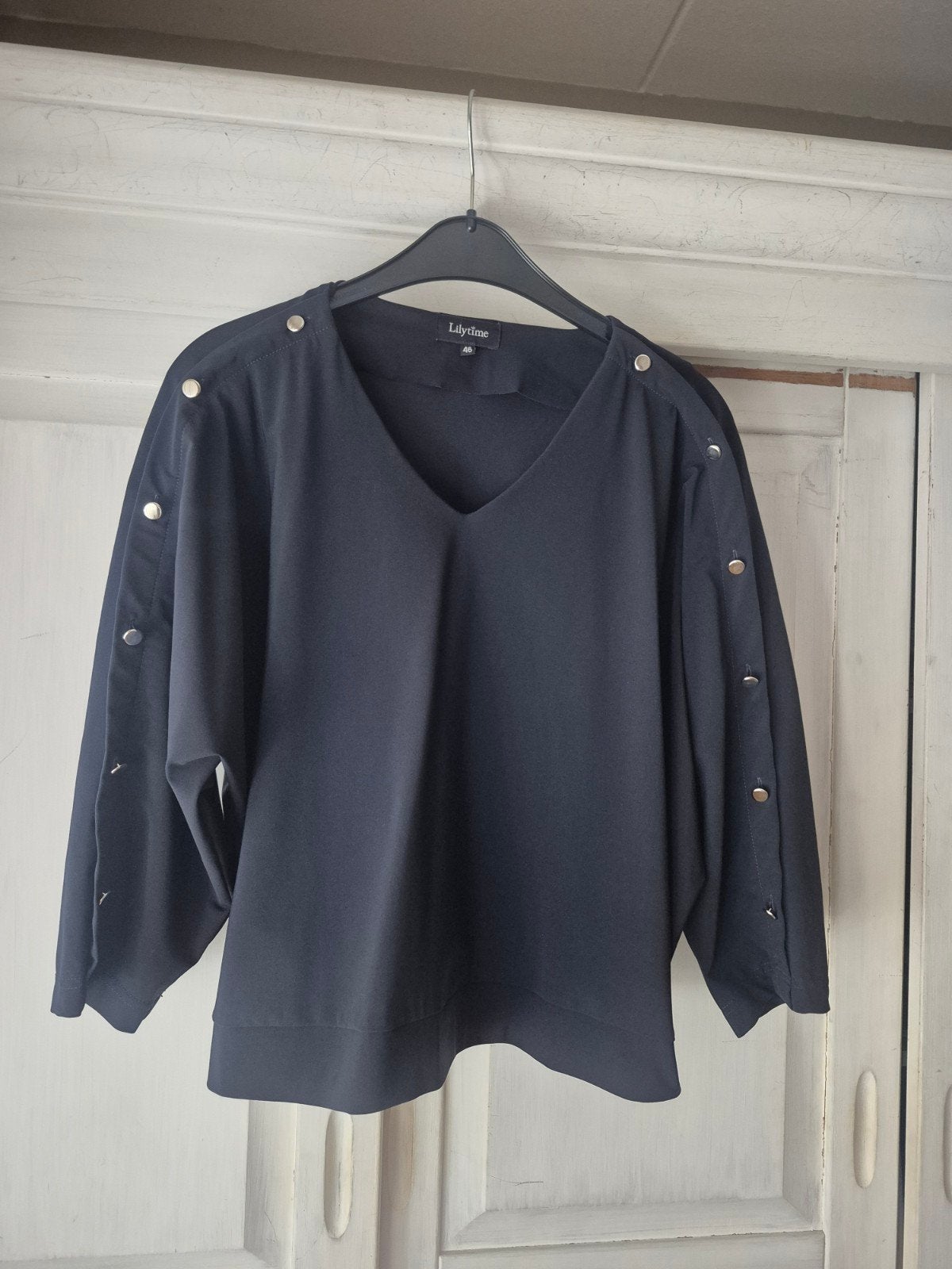 Lilytime donkerblauw 46, Ophalen of Verzenden, Zo goed als nieuw, Maat 46/48 (XL) of groter, Blauw