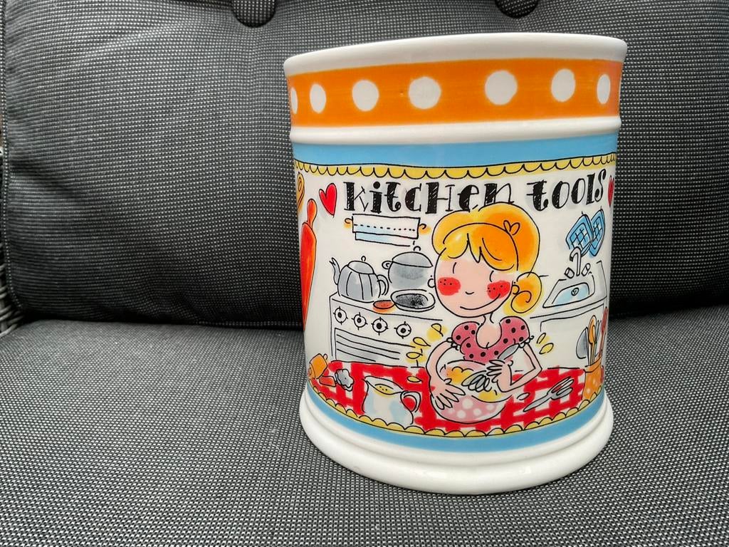 Blond Amsterdam pollepel voorraad pot oranje, kitchen tools, Ophalen, Gebruikt, Blond Amsterdam, Overige typen