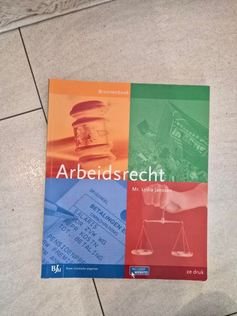 Arbeidsrecht - Mr. Lydia Janssen (2e druk), Zo goed als nieuw, Mr. Lydia Janssen, Gamma, HBO