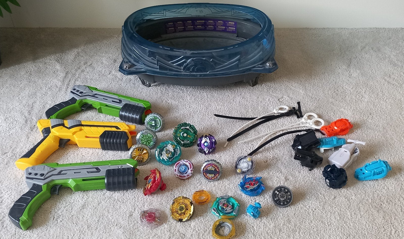 Grote Beyblade set met arena en Spinner Mad, Ophalen of Verzenden, Gebruikt, Jongen of Meisje