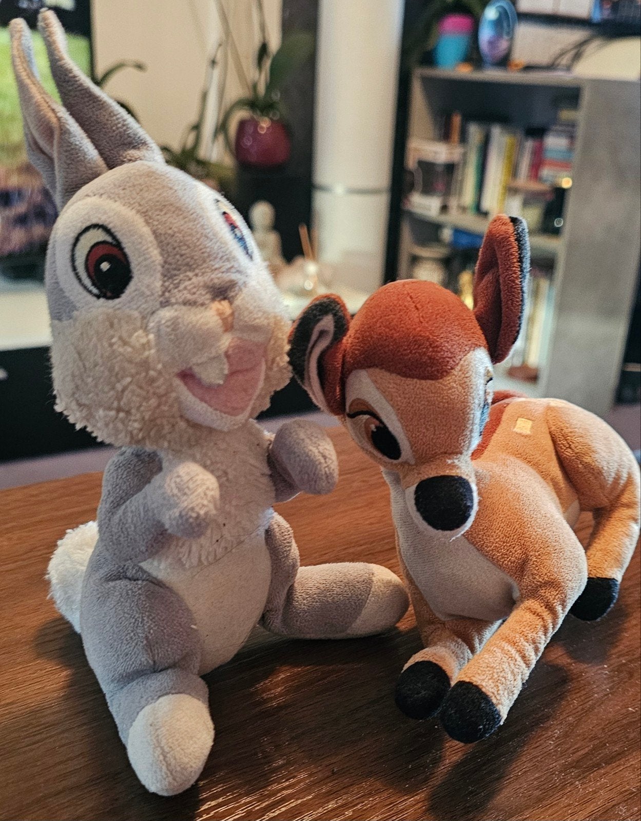 Bambi en Stampertje knuffels - Disney, Disney, Grijs, Konijn, Ophalen of Verzenden