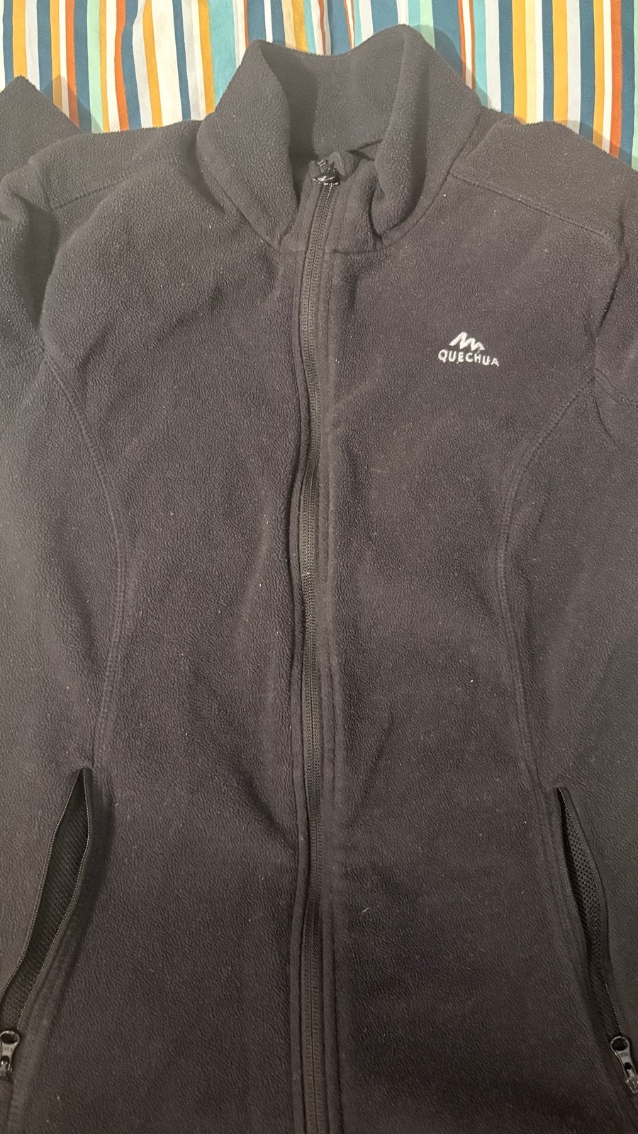 Quechua fleecevest, maat M, zwart, Kleding | Dames, Ophalen, Gedragen, Maat 38/40 (M), Zwart