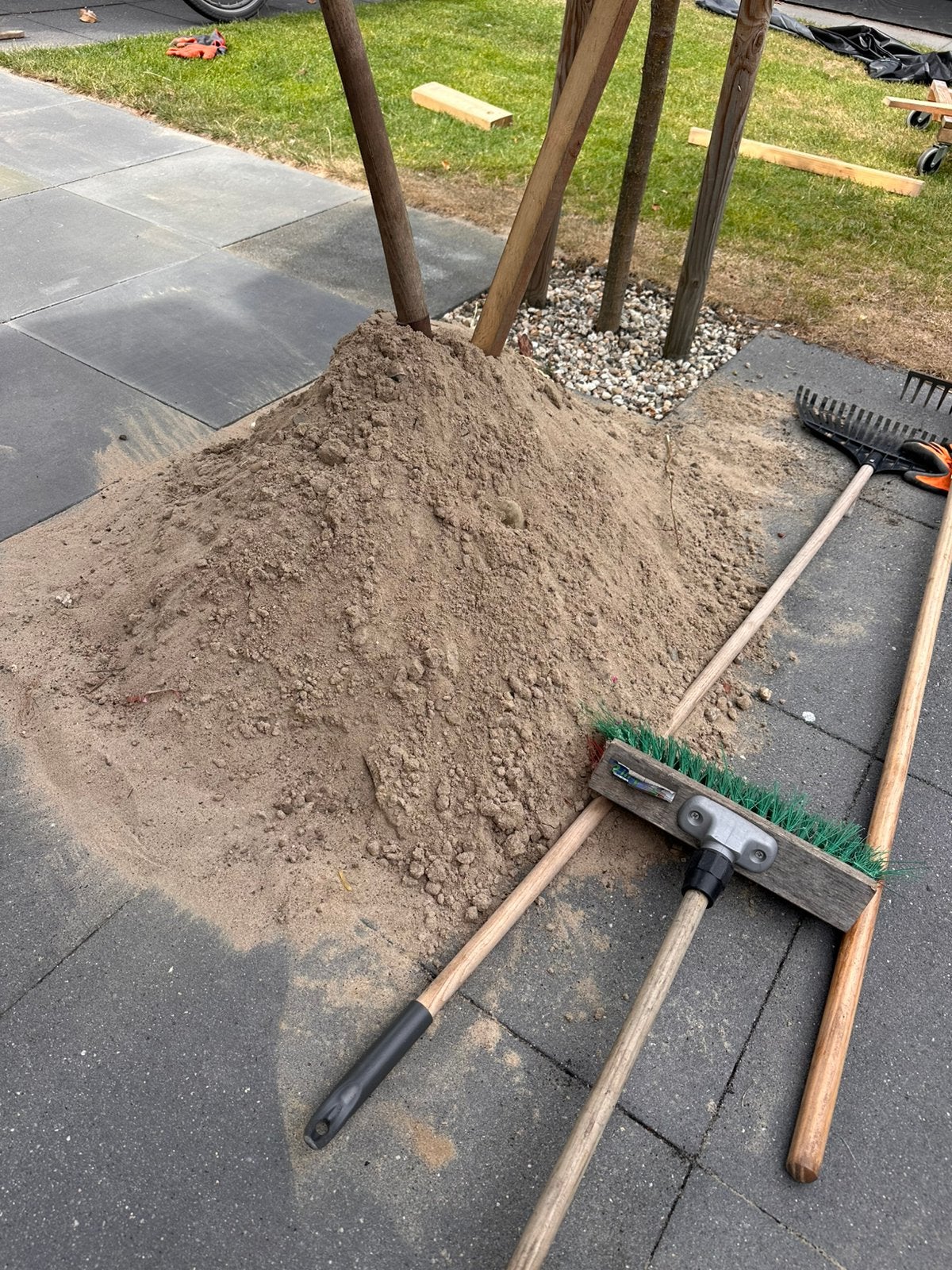 Ophoogzand witzand opvulzand speelzand, Tuin en Terras, Zand, Ophalen, Zo goed als nieuw, Ophoogzand