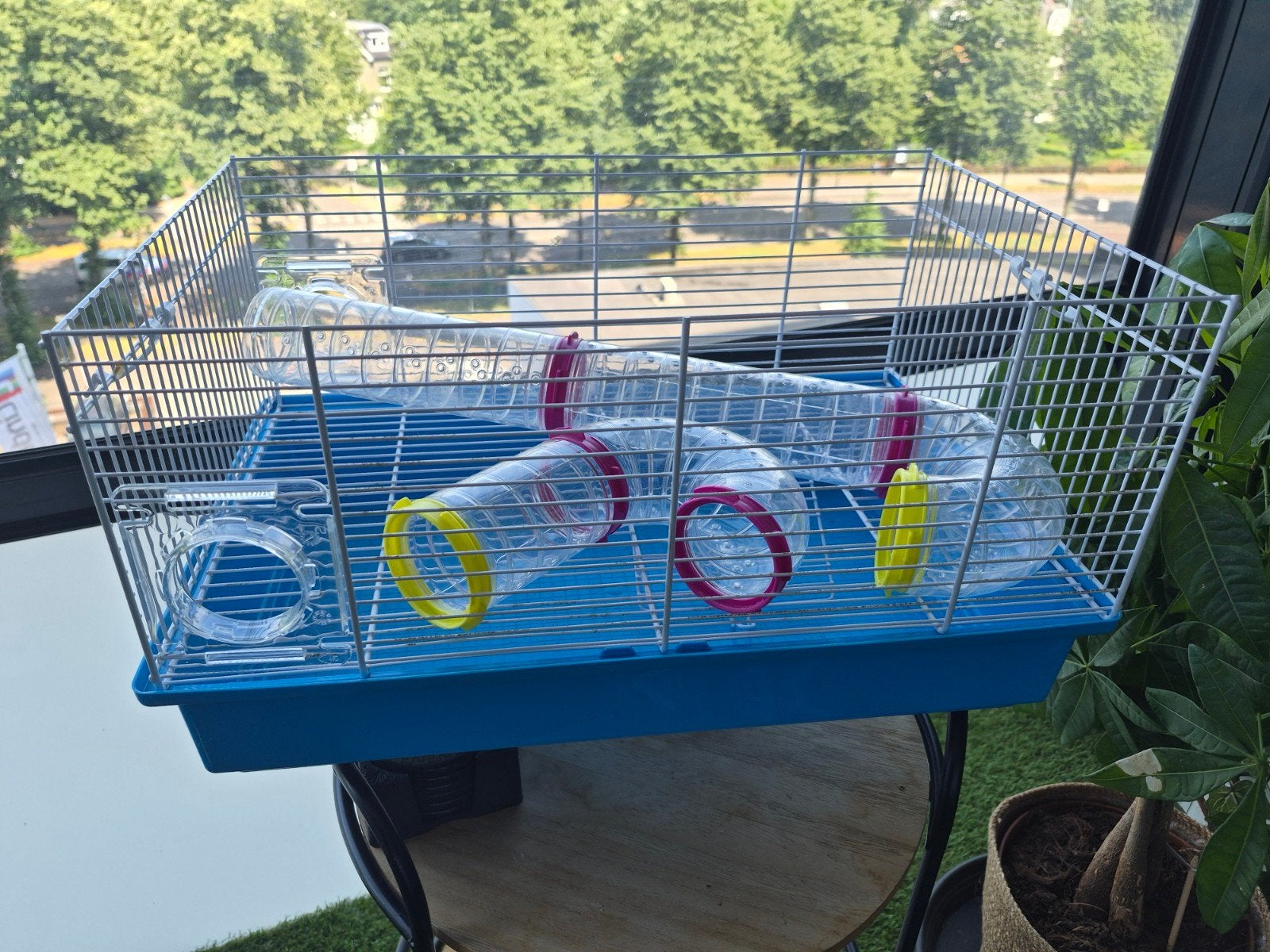 Hamsterkooi, Dieren en Toebehoren, Knaagdieren en Konijnen | Hokken en Kooien, Kooi, Gebruikt, Minder dan 75 cm, Hamster