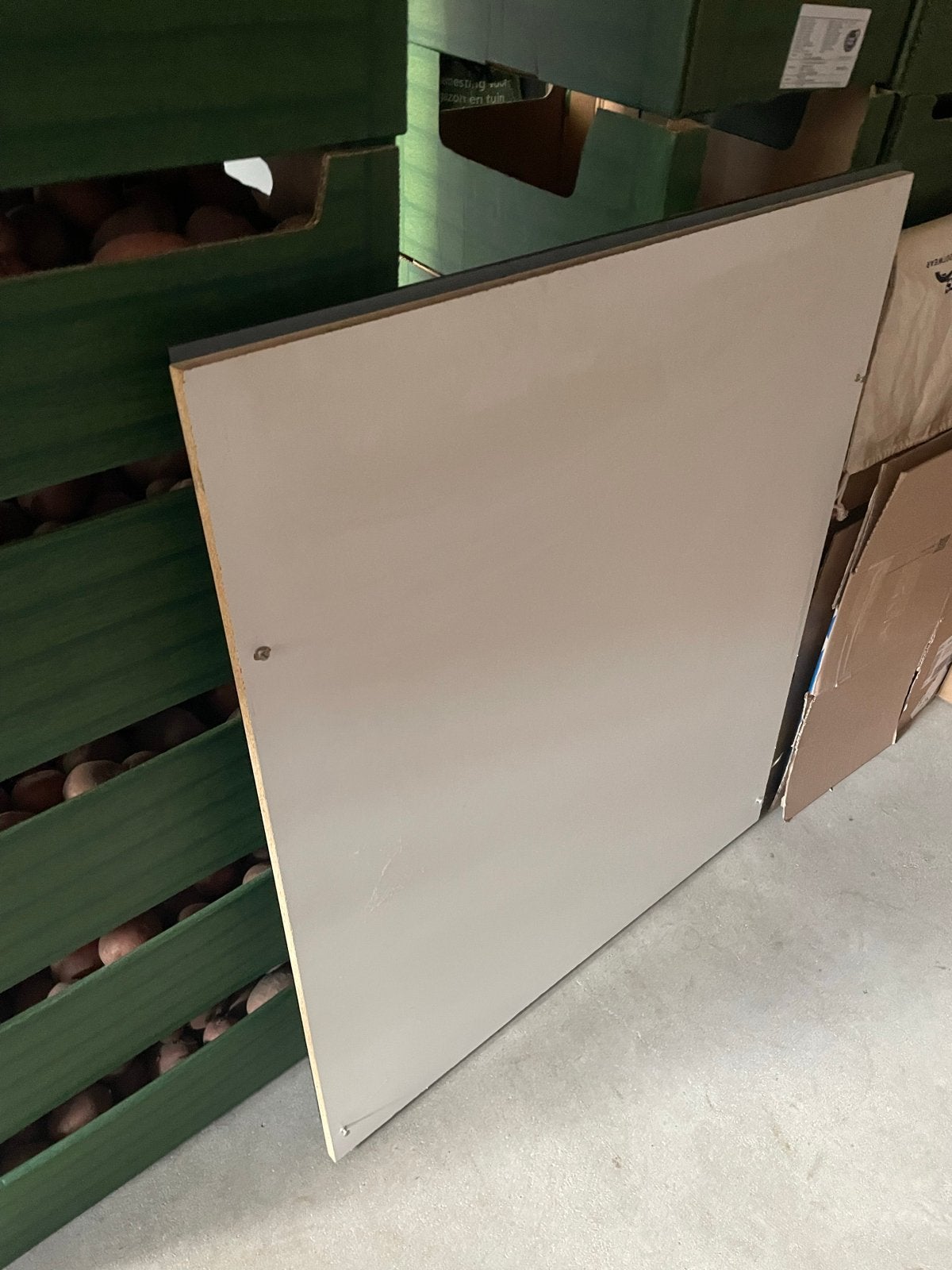 Grote spiegel 74x88 cm - Licht beschadigd, Ophalen, Gebruikt, 75 tot 100 cm, Minder dan 100 cm
