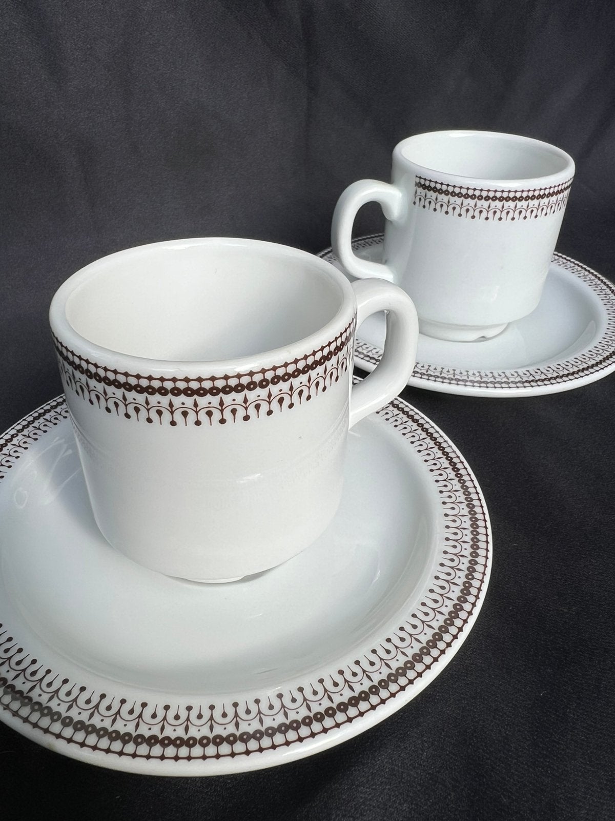 6x (of 18x) Mosa Sonja 305 P. Stockmans Vintage Hotelservies, Ophalen of Verzenden