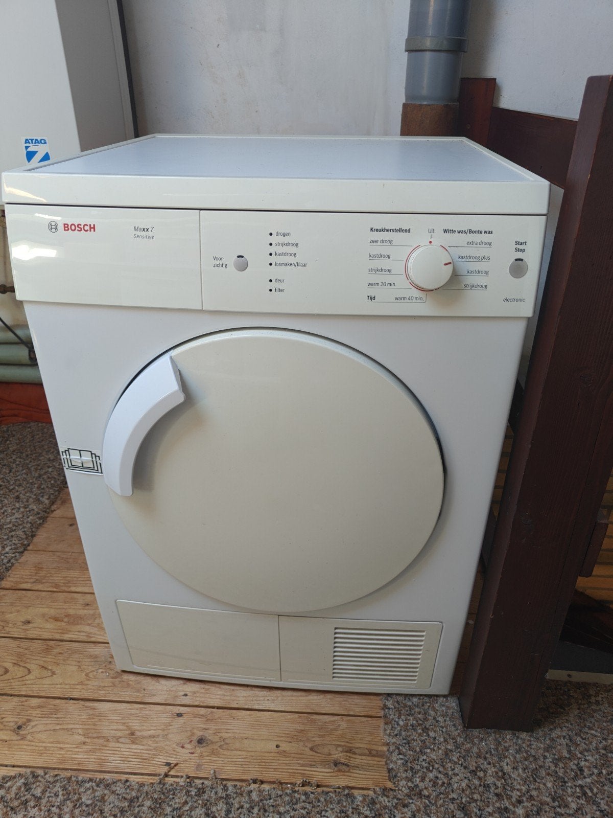 Bosch droger, Witgoed en Apparatuur, Wasdrogers, 6 tot 8 kg, Ophalen, Condens, Minder dan 85 cm