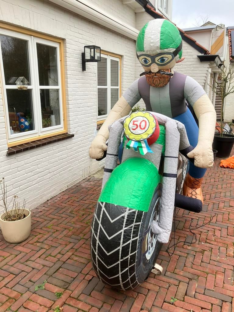 Abraham en sarah te huur, feestje, 50 jaar, opblaasbaar, Hobby en Vrije tijd, Feestartikelen | Verhuur, Ophalen, Zo goed als nieuw