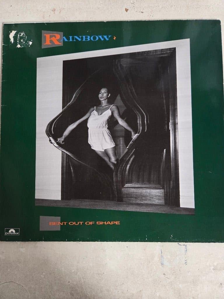 Hardrock/Metal lp RAINBOW: BENT OUT OF SHAPE, Beschermende buitenhoes, LP, Gebruikt, Ophalen of Verzenden
