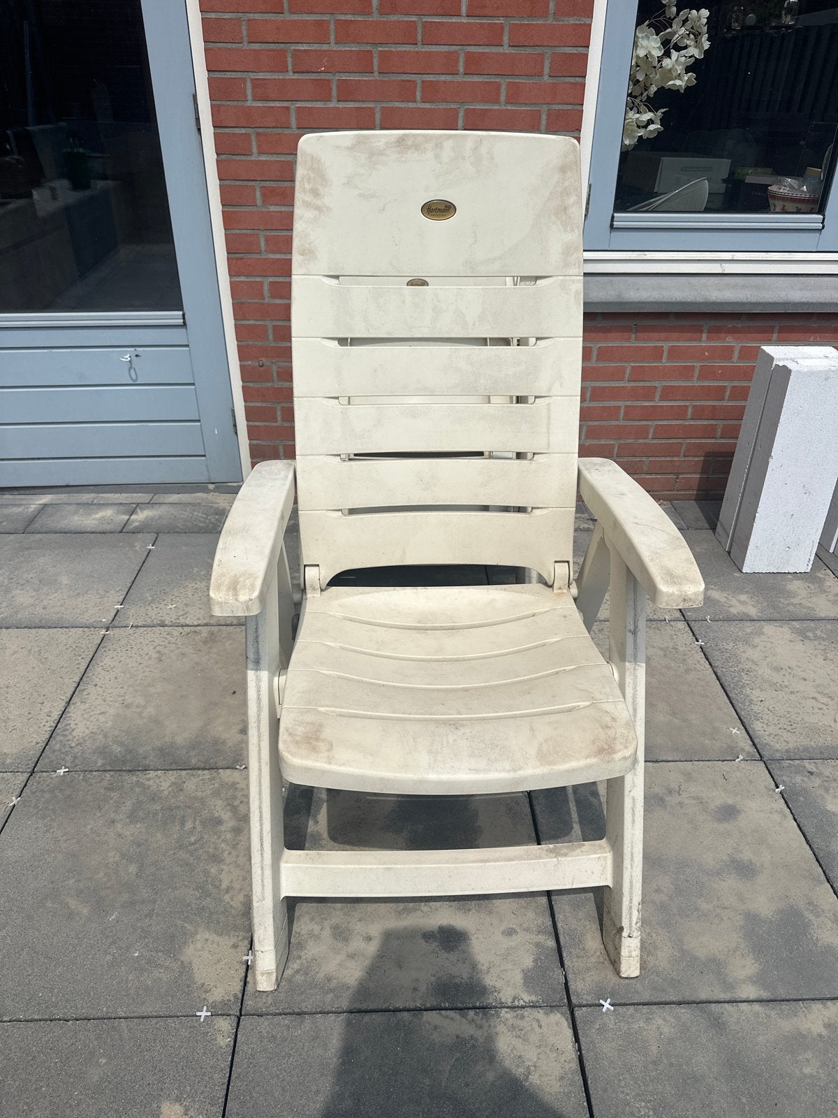 Hartman tuinstoelen - Gebruikt, behoeven schoonmaak, Ophalen, Gebruikt, Kunststof, Verstelbaar