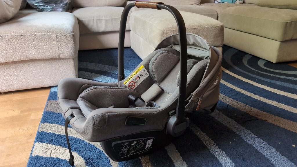 Nuna Pipa Next autostoeltje, Autogordel of Isofix, Gebruikt, Zijbescherming, 0 t/m 13 kg