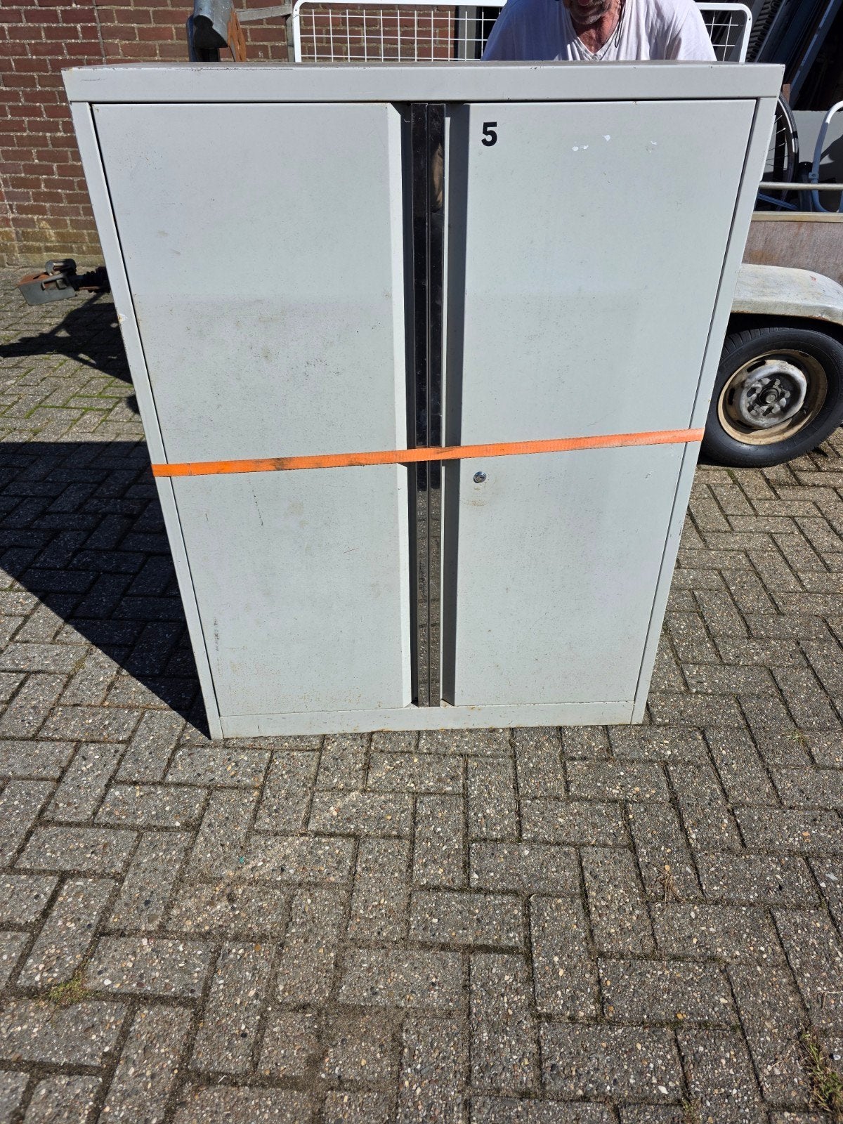 Stevige gereedschapskast met legplanken, Gebruikt, Onbekend, Ophalen of Verzenden, Onbekend