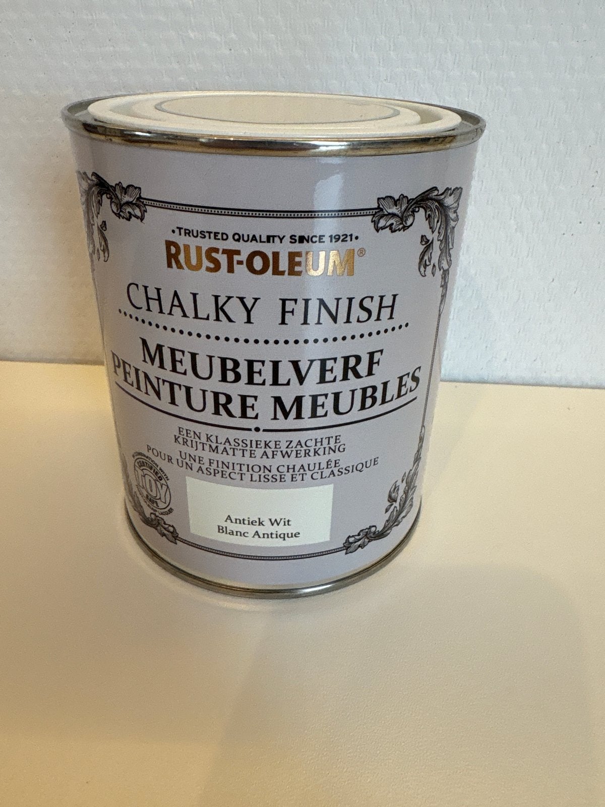 Rust-Oleum Chalky Finish Meubelverf Antiek Wit, Doe-het-zelf en Verbouw, Wit, Nieuw, Ophalen of Verzenden, Verf