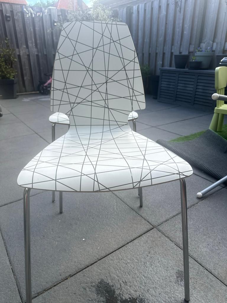 Ikea stoelen te koop!, Tuin en Terras, Tuinstoelen, Ophalen of Verzenden, Zo goed als nieuw, Kunststof