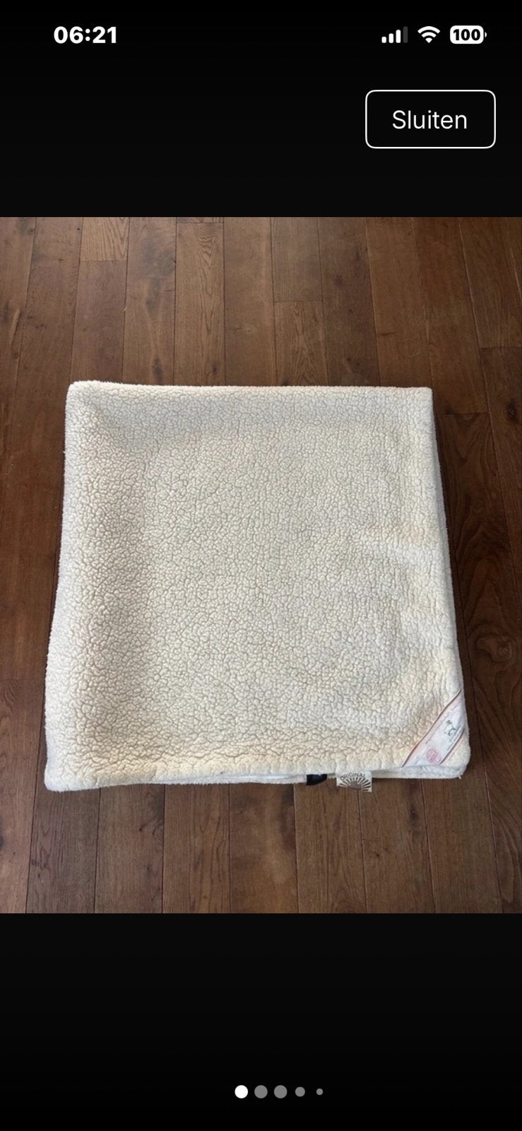 Originele Vithermo Merino Schapendeken - Zo goed als nieuw, Eenpersoons, Verzenden, Wit, Ademend