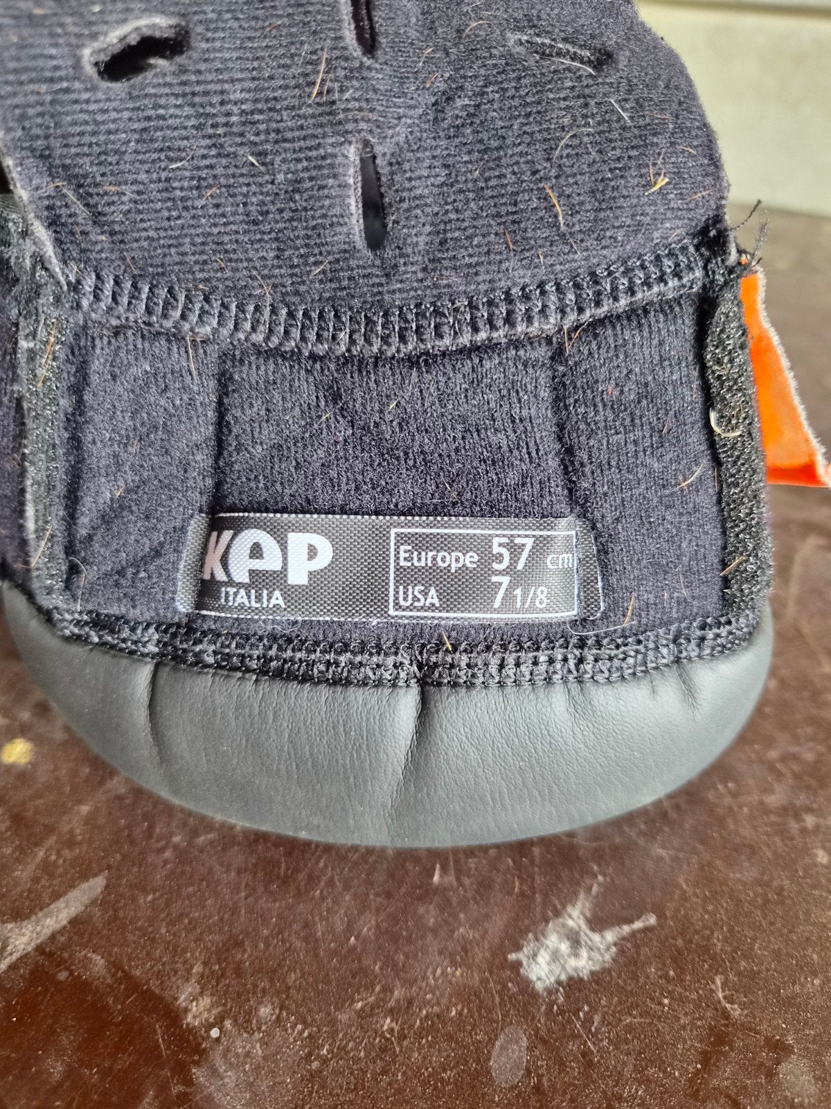 Kep italia liner 57, Dieren en Toebehoren, Ophalen of Verzenden, Zwart, Rijhelm/cap, Kep Italia
