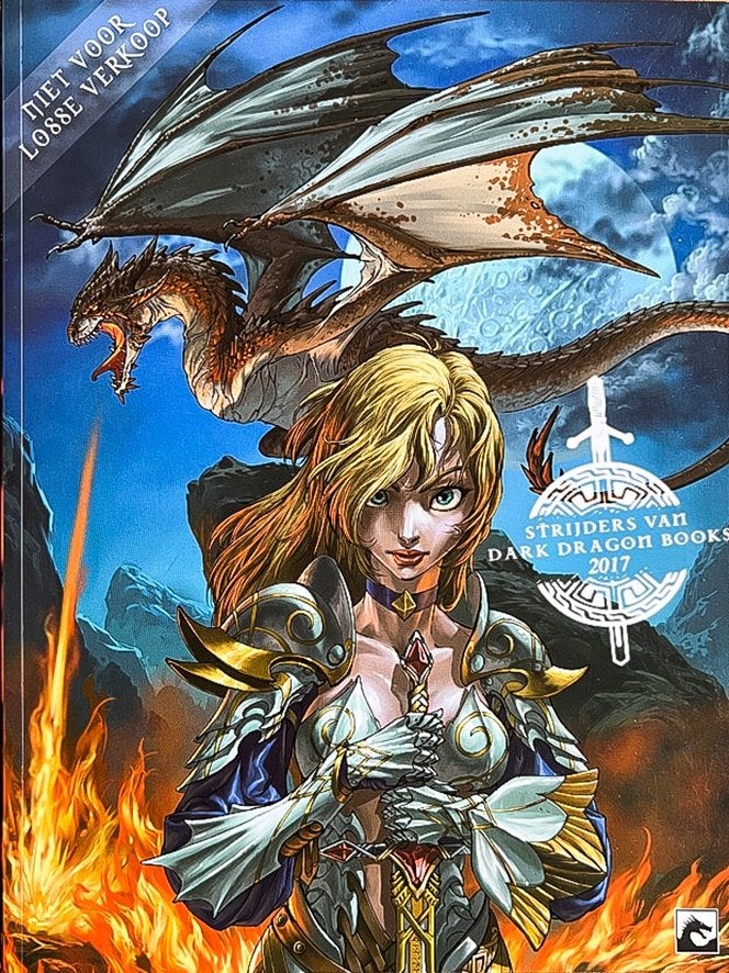 Artbook: Strijders van Dark Dragon Books - Dark Dragon Books, Eén stripboek, Nieuw, Ophalen of Verzenden, Dark Dragon Books