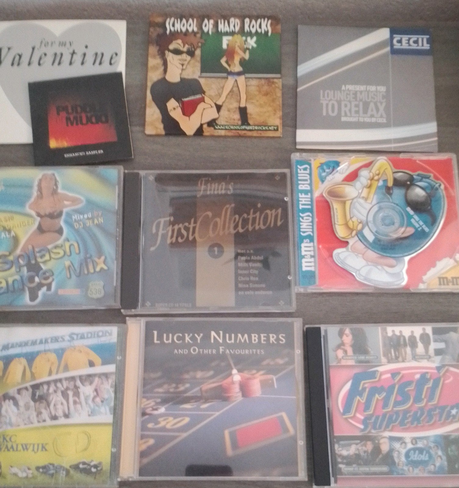 Diverse speciale editie CD's RKC, M&M, FINA, FRISTI enz, Ophalen of Verzenden, Gebruikt, Verzamelalbum, Inclusief doosje