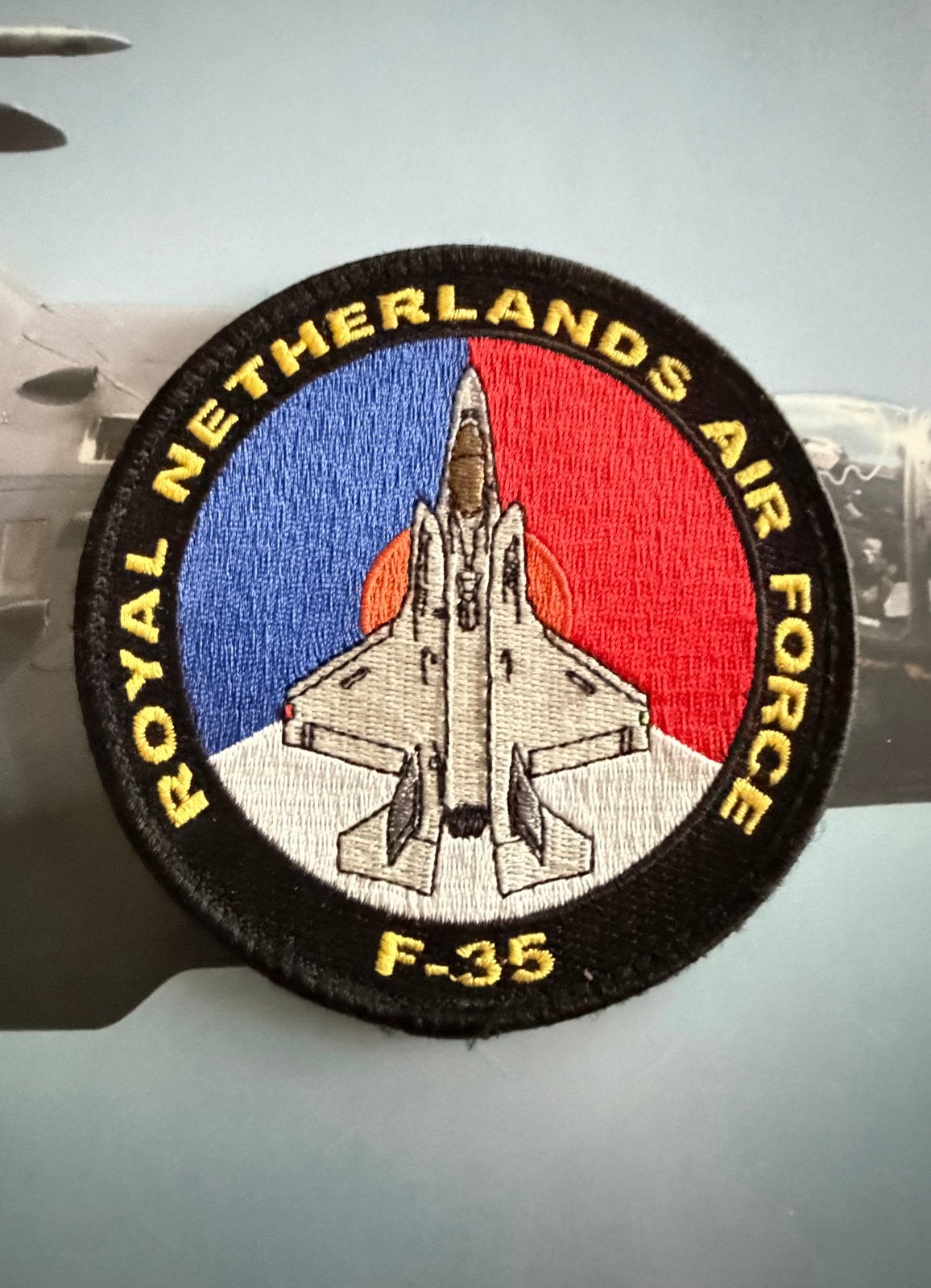 F-35 Royal Netherlands Air Force 322 sqn, Verzamelen, Ophalen of Verzenden, Luchtmacht, Nederland, Embleem of Badge