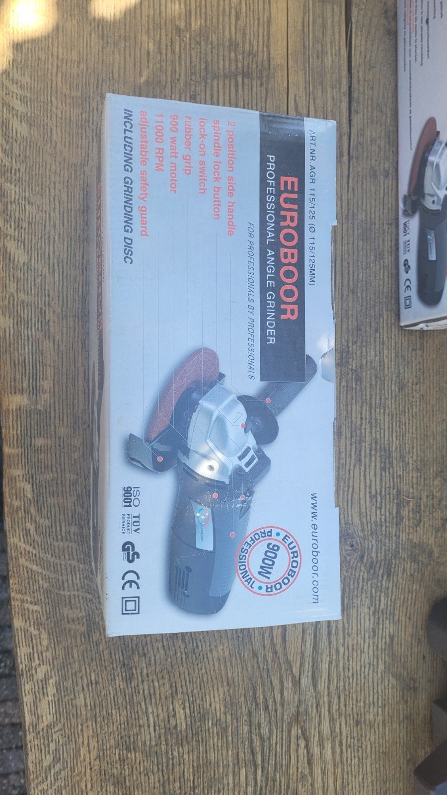 Euroboor Professionele Haakse Slijpmachine 900W, Ophalen of Verzenden, Nieuw, 700 tot 1000 watt, Haakse handslijpmachine