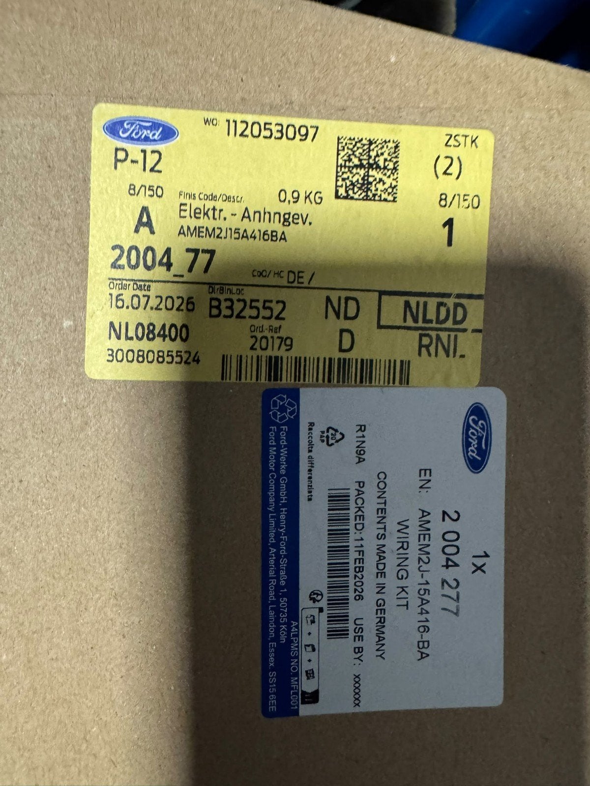 Ford Trekhaak Aansluitset - Nieuw en Ongebruikt, Auto-onderdelen, Ophalen of Verzenden, Nieuw