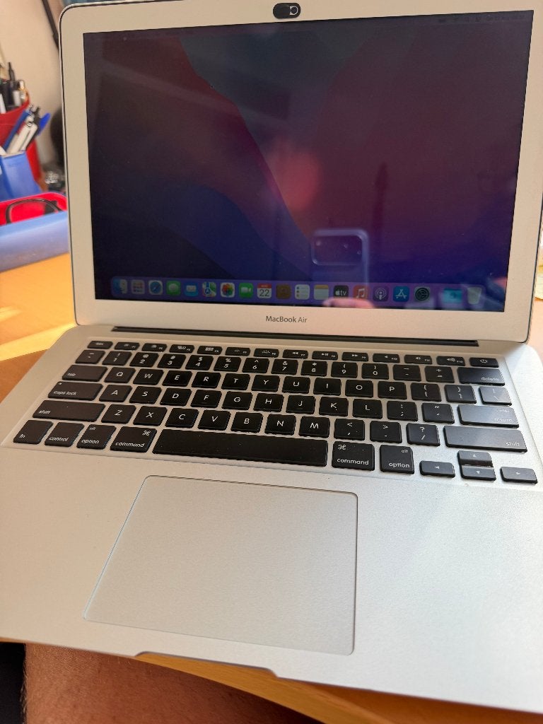 Macbook Air 13 inch 2015, Ophalen, Gebruikt, 256 GB, Qwerty