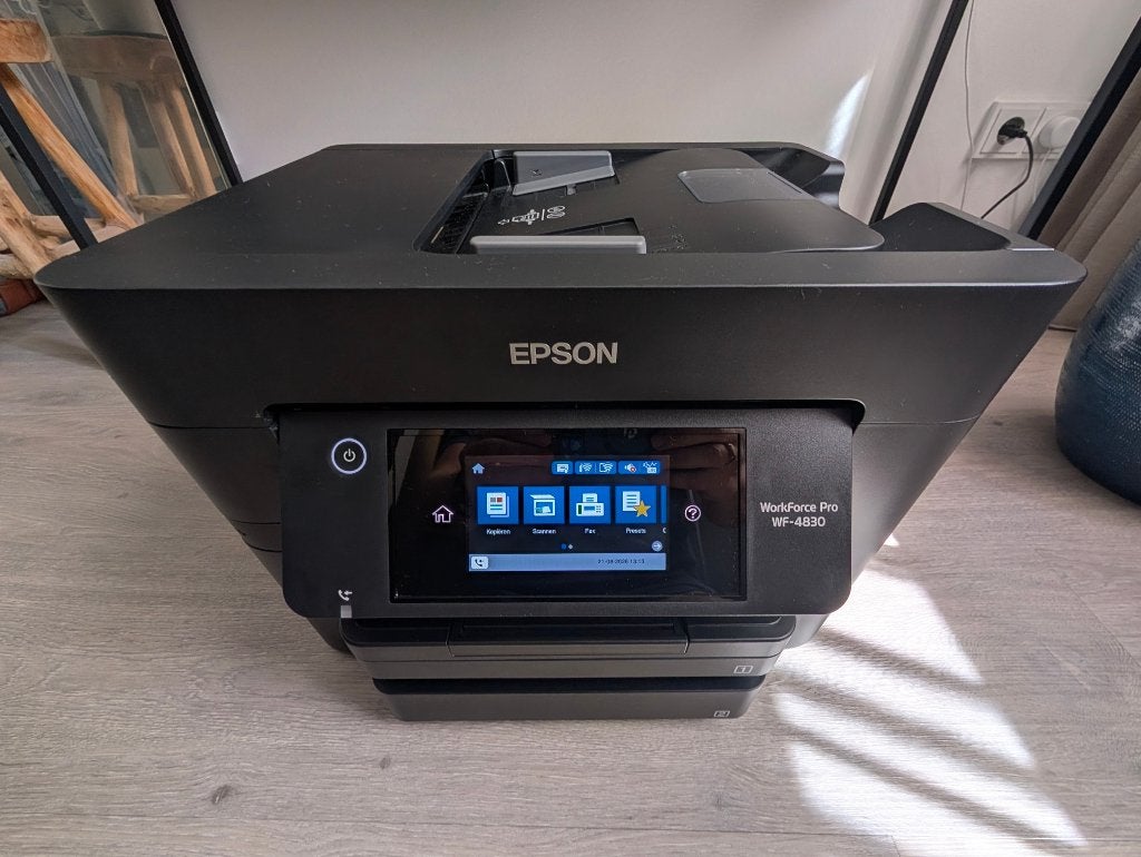 Epson WorkForce WF-4830 – All-in-one printer, Computers en Software, Printers, Ophalen, All-in-one, Draadloos, Zo goed als nieuw