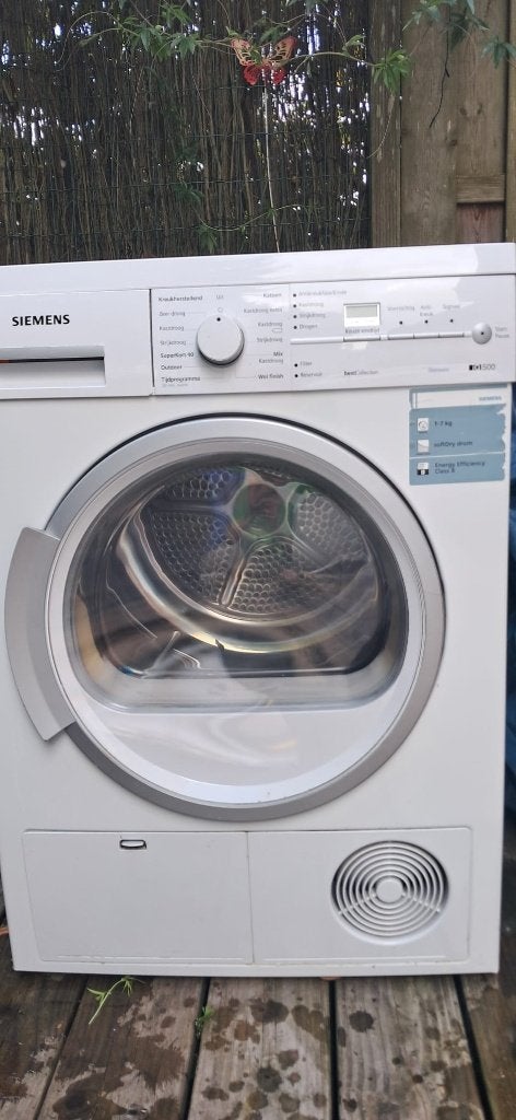 siemens droger 7kg, Witgoed en Apparatuur, Ophalen, 6 tot 8 kg, Gebruikt, Voorlader