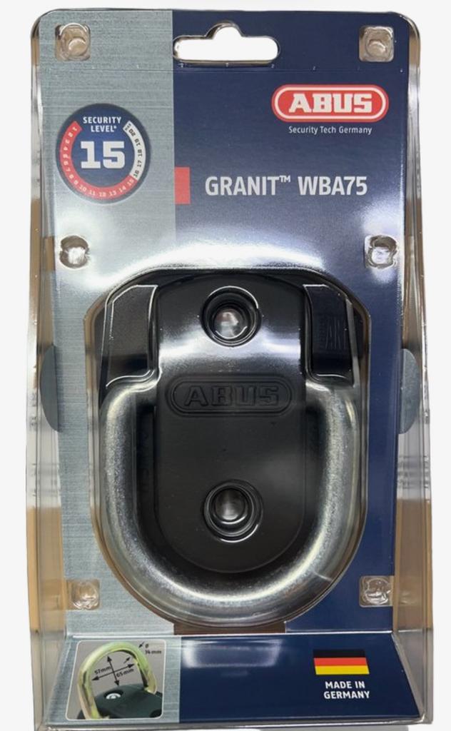 ABUS Granit WBA75 Muuranker / Vloeranker - Nieuw, Fietsen en Brommers, Ophalen of Verzenden, Nieuw, Overige fietssloten
