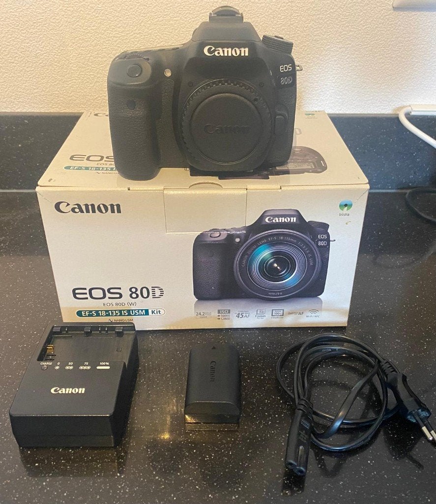Canon EOS 80D body | 4.316 clicks | Nieuwstaat, Accu, Spiegelreflex, Canon, Ophalen of Verzenden