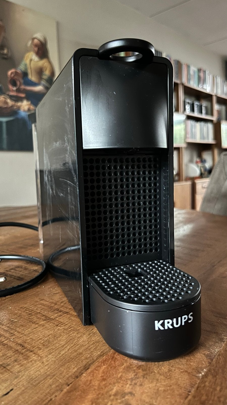 Nespresso Krups Essenza Mini Koffiezetapparaat Zwart, Witgoed en Apparatuur, Ophalen, Gebruikt, Espresso apparaat, 1 kopje