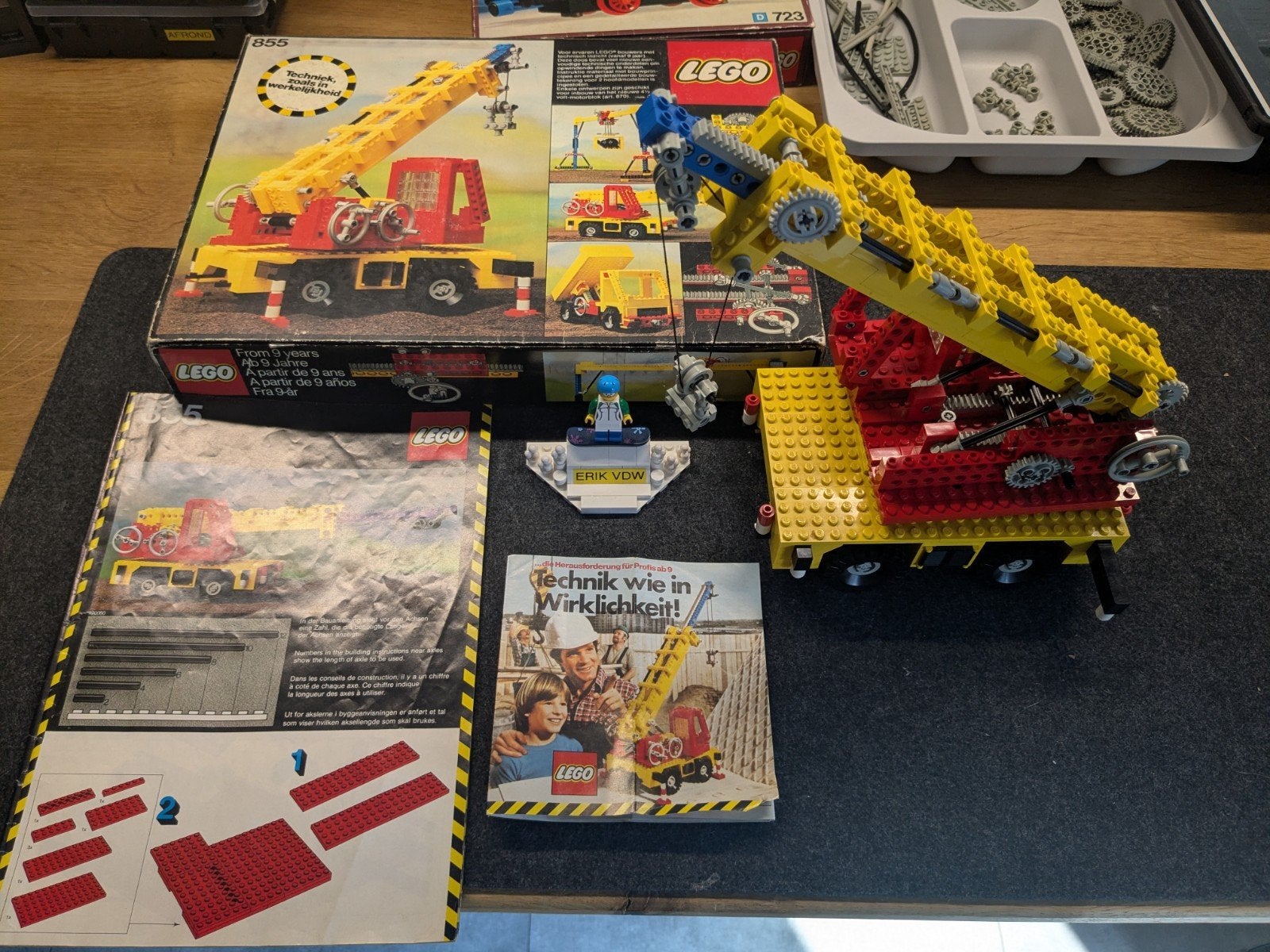 Lego Technic 855 Hijskraan zeer compleet, Ophalen of Verzenden, Zo goed als nieuw