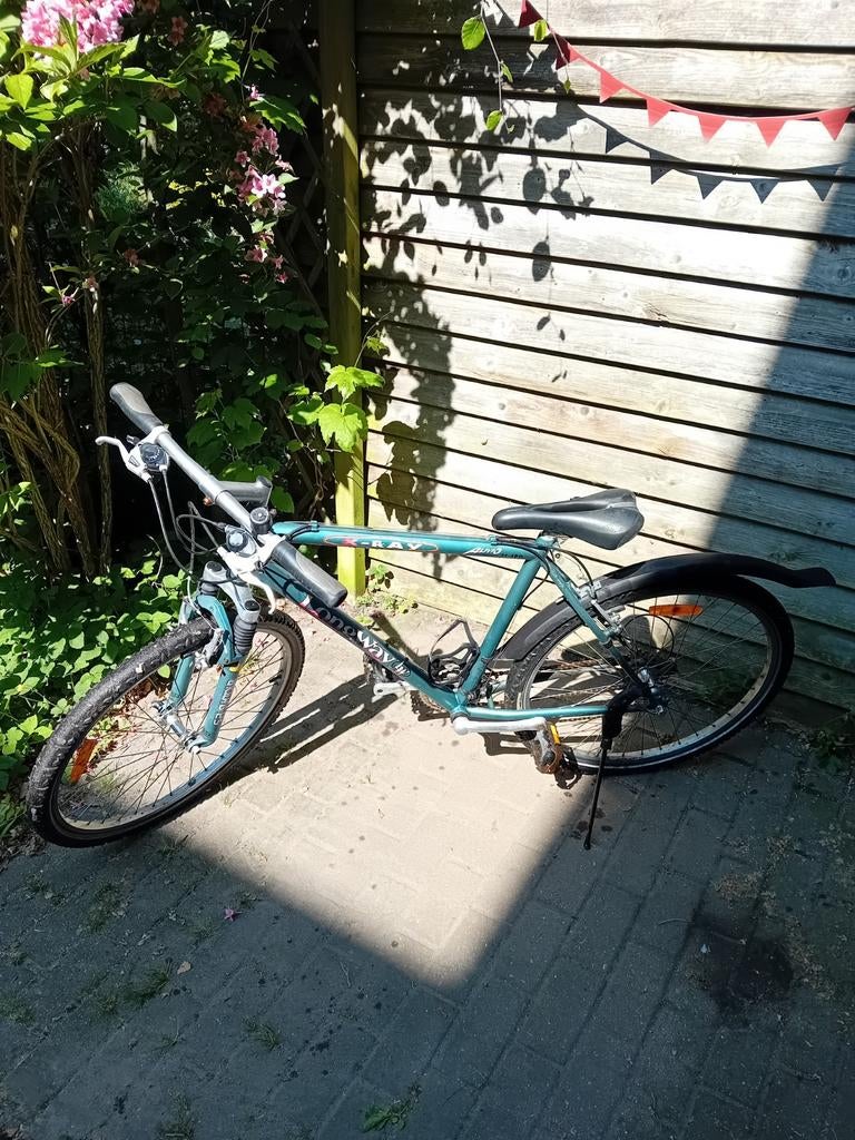 Mountainbike - Longway - 26 inch -  Voorvering - Hardtail, Fietsen en Brommers, Ophalen, 24 inch of meer, Gebruikt, Velgrem