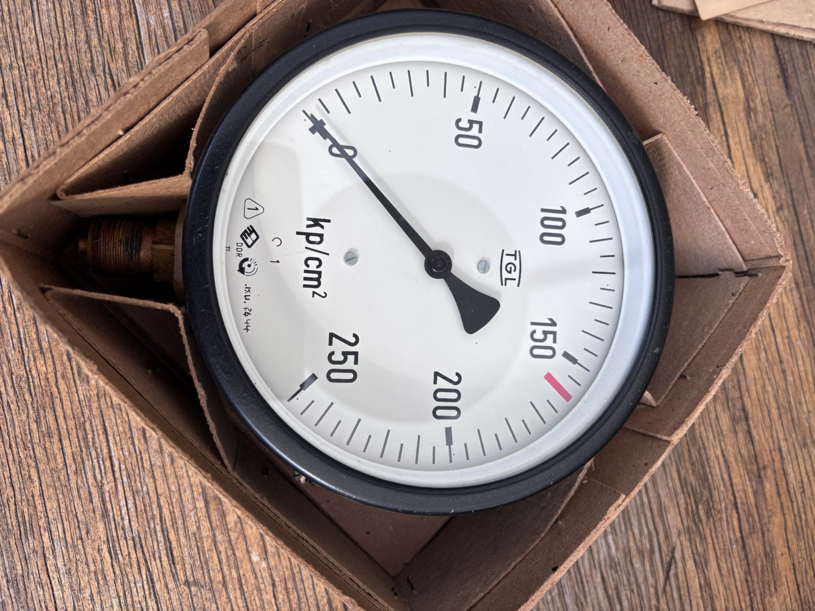 Manometer 160 mm pressostaat, Doe-het-zelf en Verbouw, Ophalen of Verzenden, Druk