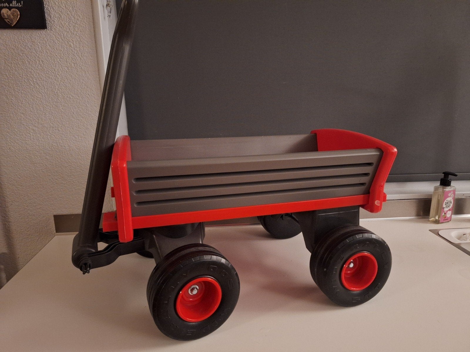 BIG Bobby Car Aanhanger Rood, Ophalen, Zo goed als nieuw, Overige typen