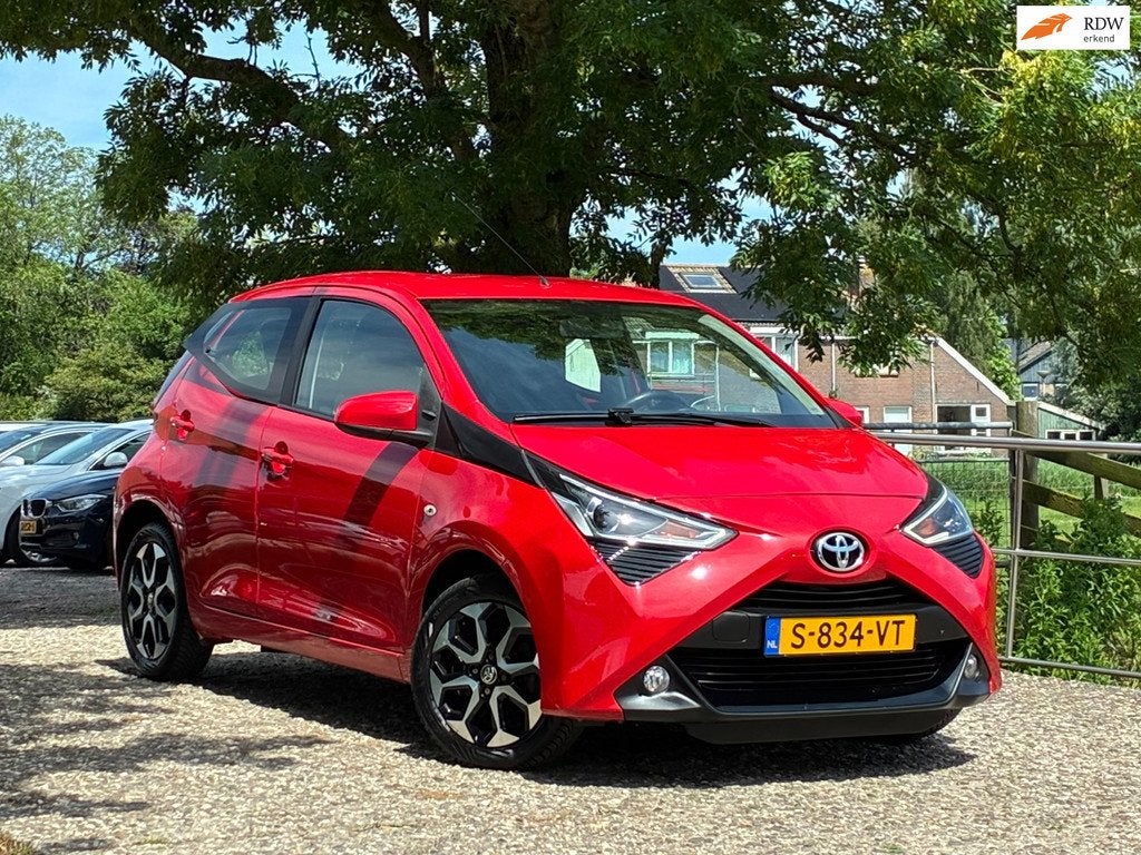 Toyota Aygo 1.0 VVT-i x-cite | Navi + Airco + Bluetooth nu, Auto's, Toyota, Bedrijf, Te koop, Aygo, ABS, Achteruitrijcamera, Airbags