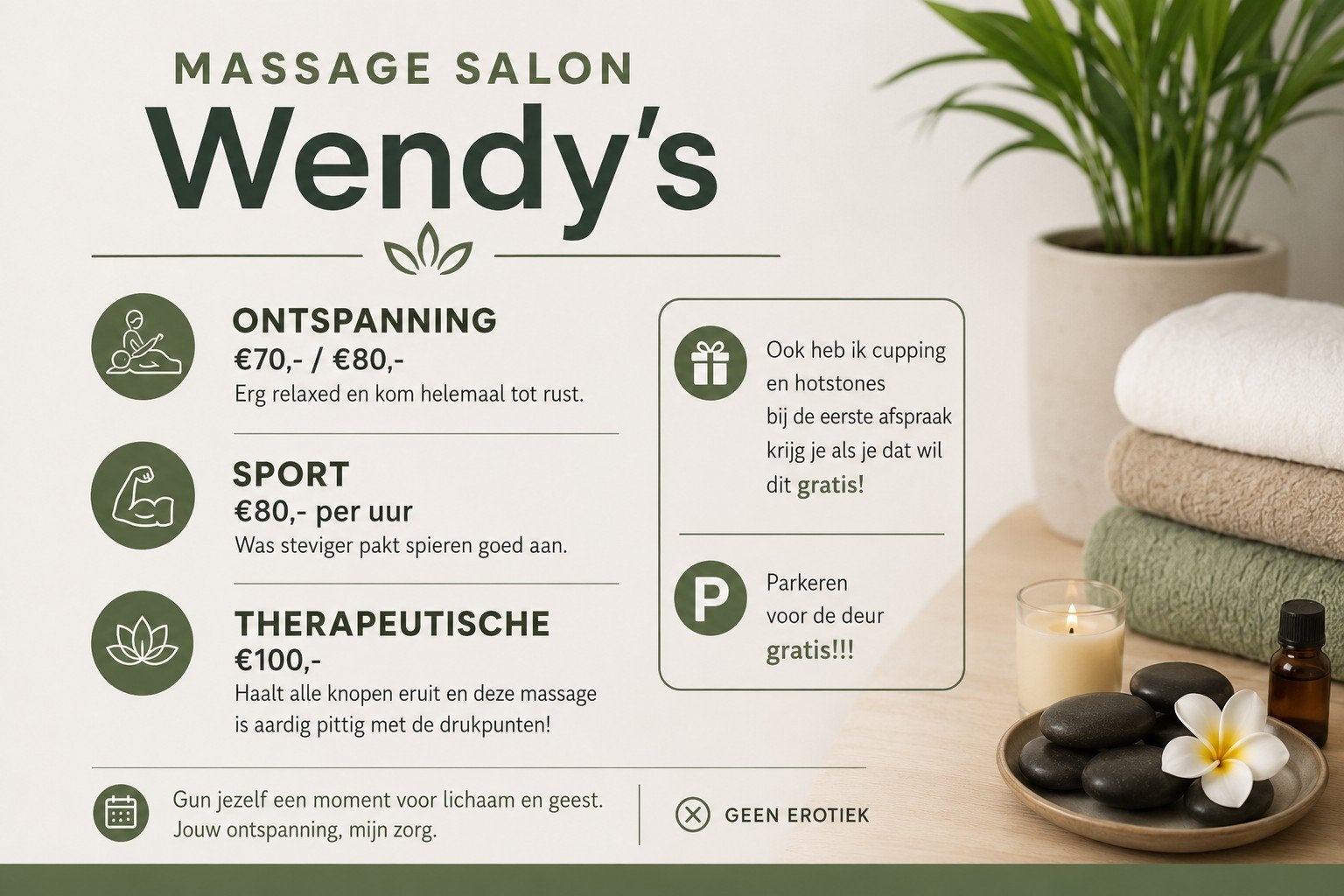 Massage, Ophalen of Verzenden