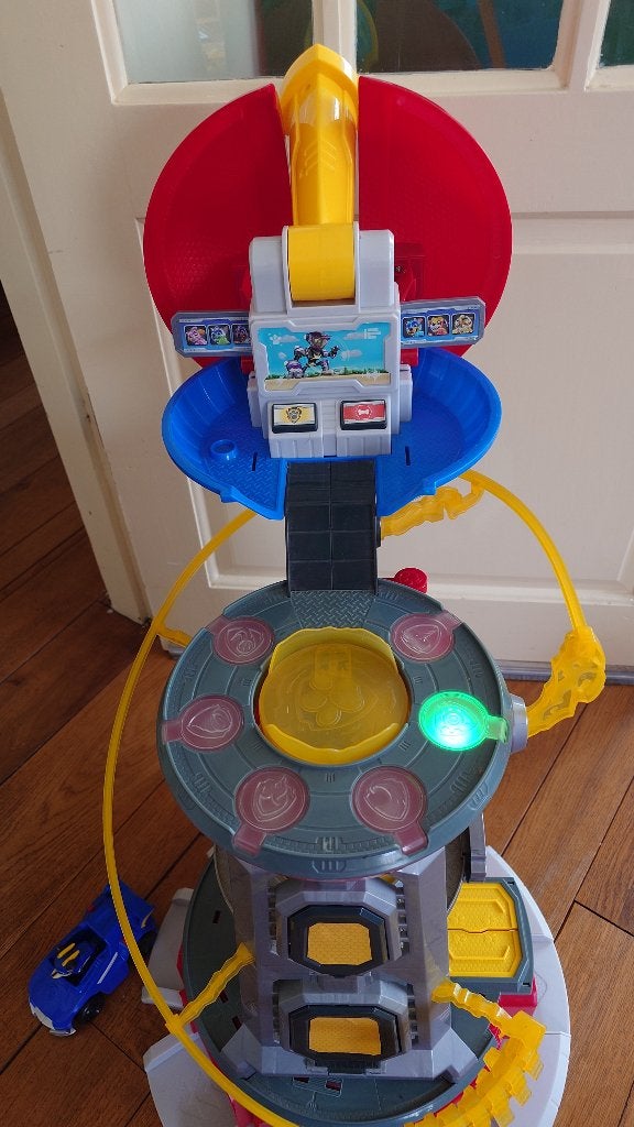 Paw Patrol Mighty Lookout (Mega Uitkijktoren PawPatrol), Ophalen of Verzenden, Zo goed als nieuw