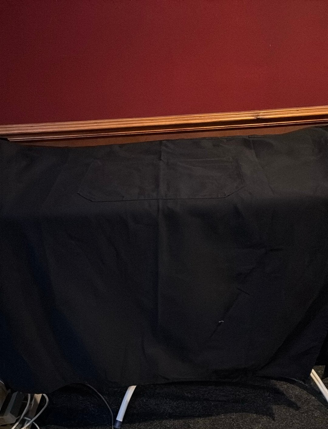 2xzwarte sloof ,1 meter lang 1 zwarte.3 voor.., Ophalen, Zo goed als nieuw, Zwart