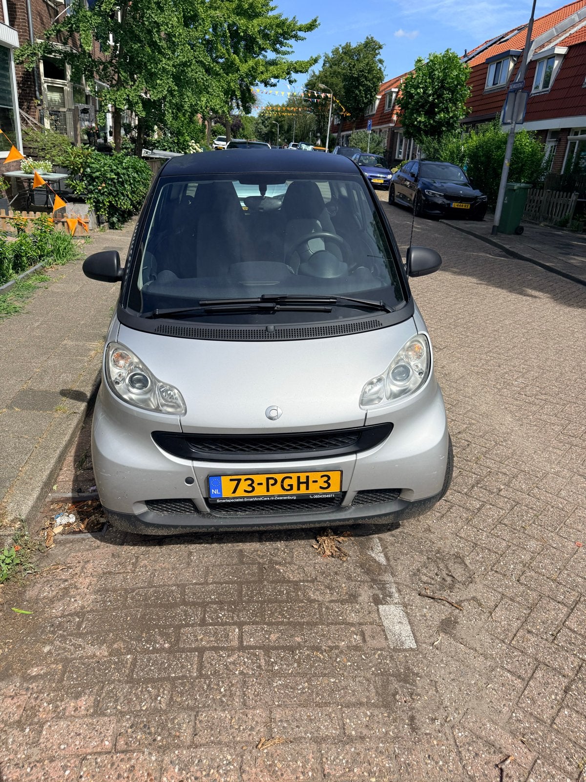 Smart ForTwo 1.0 45KW Coupe MHD AUT 2011 Zwart, Auto's, Smart, Automaat, Achterwielaandrijving, 18 €/maand, 61 pk