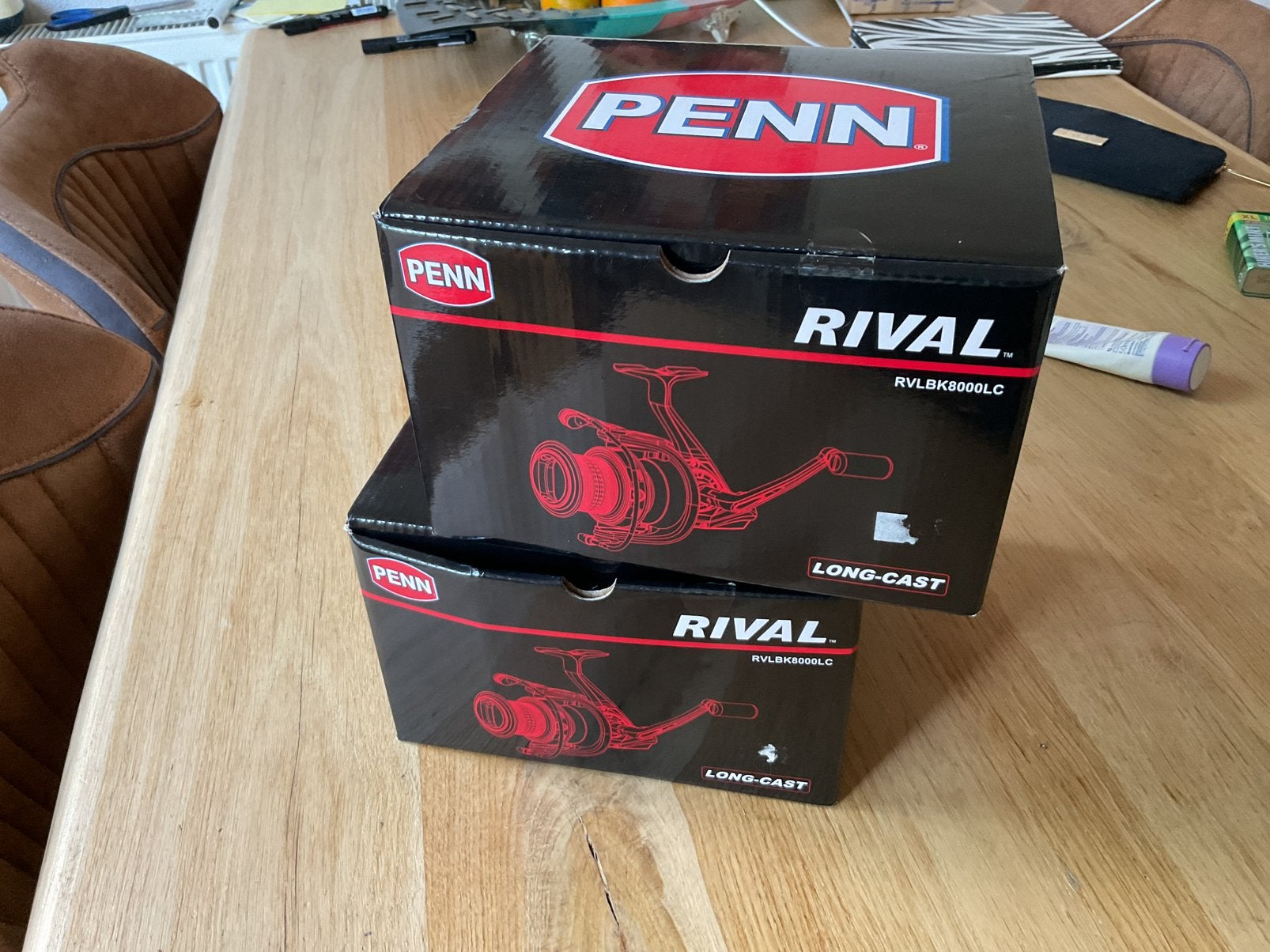 Penn Rival Long cast 8000, Ophalen of Verzenden, Nieuw, Molen