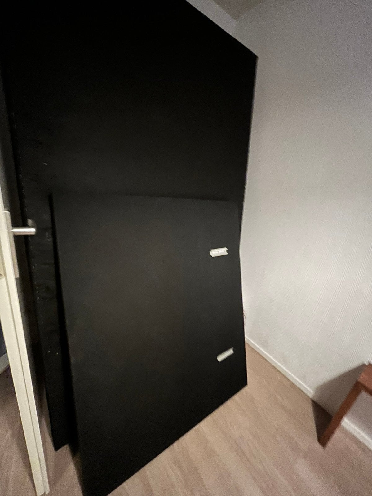 Bedframe twijfelaar 120 breed gratis, Ophalen, Gebruikt, Zwart, Twijfelaar