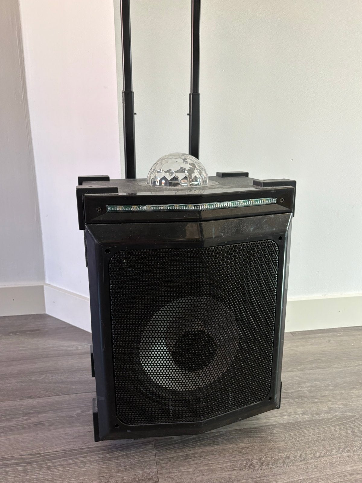 Karaoke set met 3 microfoons, Audio, Tv en Foto, Karaoke-apparatuur, Ophalen, Gebruikt, Complete set