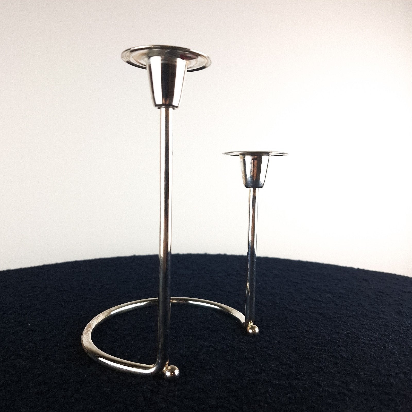 Vintage kandelaar BMF verzilverd jaren 70, Huis en Inrichting, Woonaccessoires | Kandelaars en Kaarsen, Ophalen of Verzenden, X